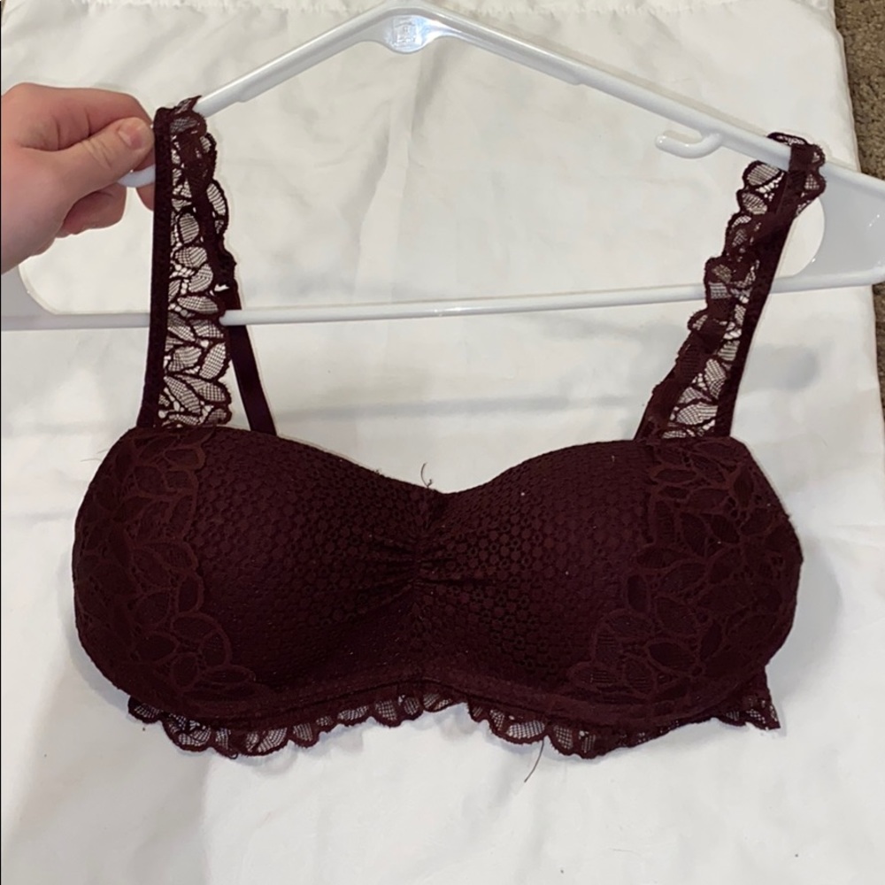AERIE MAROON BRALETTE SIZE SMALL